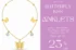 Gold-Plated Butterfly Charm Anklet with Diamond Accents View 2 - Trendy Jewel