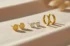 Gold-Plated Earring Set View 1 - Trendy Jewel