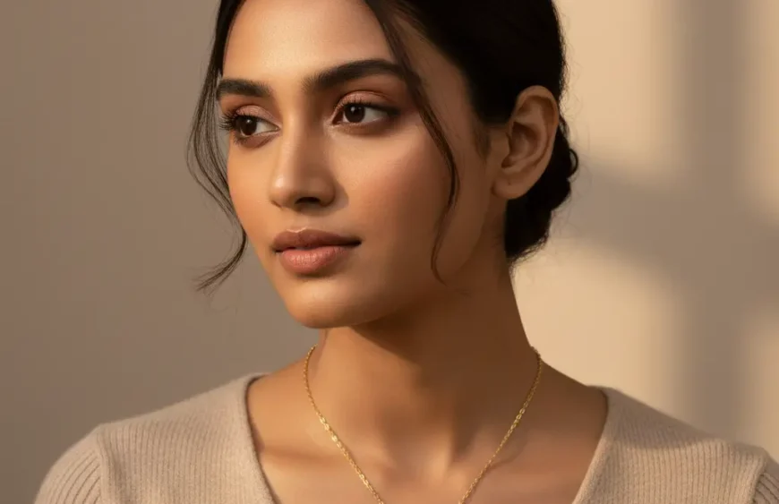 best anti tarnish gold necklace designs for women in 2025
