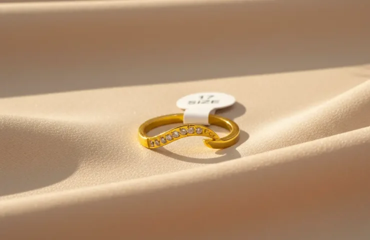 anti tarnish gold ring for women
