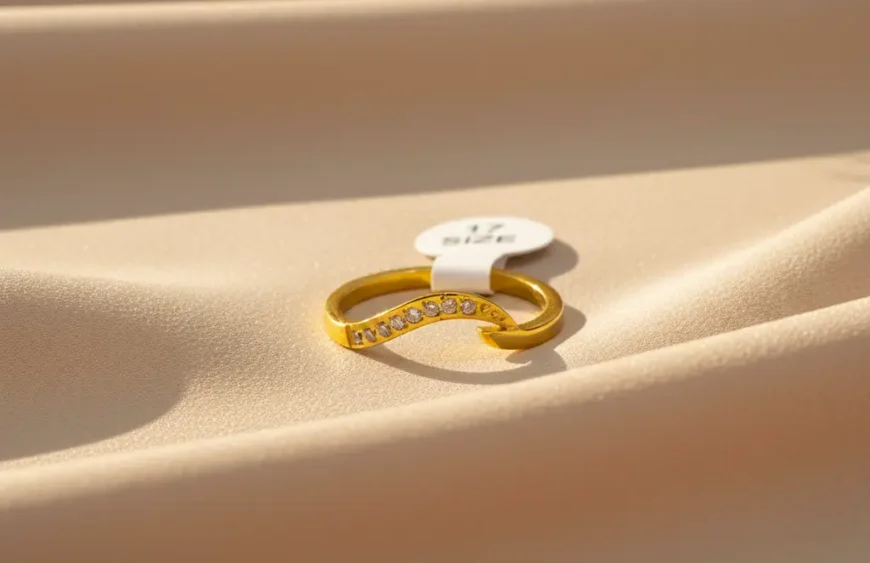 anti tarnish gold ring for women