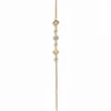 Anti-Tarnish Geometric Roman Numeral Gold Link Bracelet - Trendy Jewel