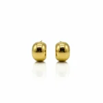 Gold Plated Rounded Stud Earrings | Trendy Jewel | Anti-Tarnish Jewellery for Women
