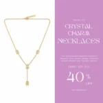 Trendy Jewel | Anti-Tarnish Gold Necklace | Diamond-Style Pendant | Premium Quality Jewelry