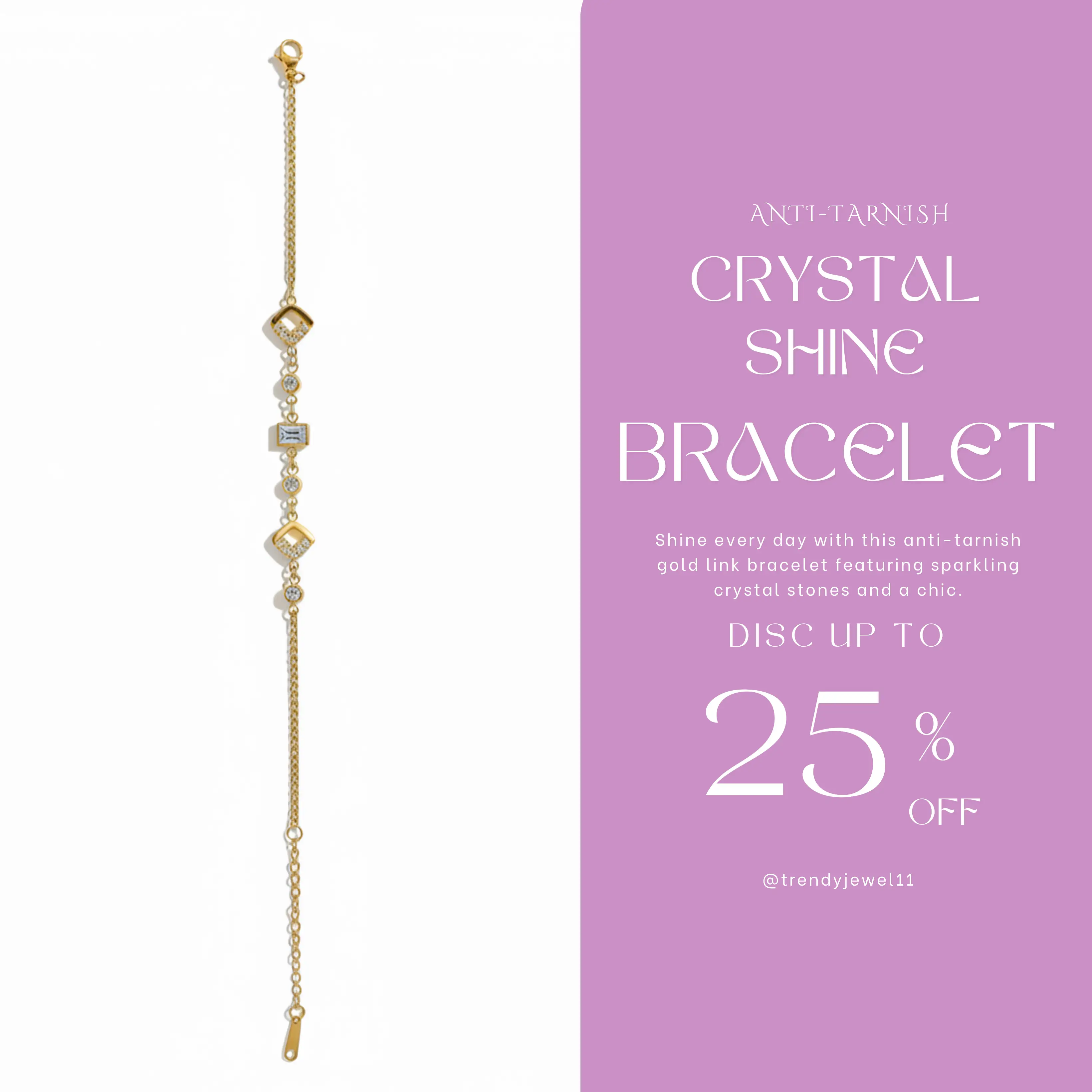 Geometric Gold Bracelet - Trendy Jewel