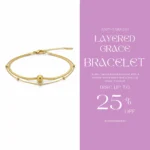 Anti-Tarnish Layered Gold Bracelet | Trendy Jewel | Adjustable Chain | Nickel-Free, Skin-Friendly | Daily Wear for Women